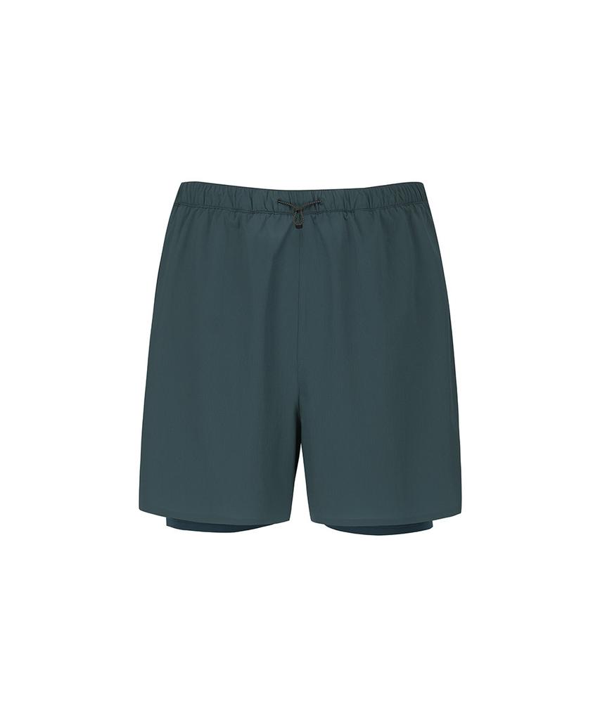 SIERRA DESIGNS Airpeak 5.5-Inch Shorts Deep Blue Green