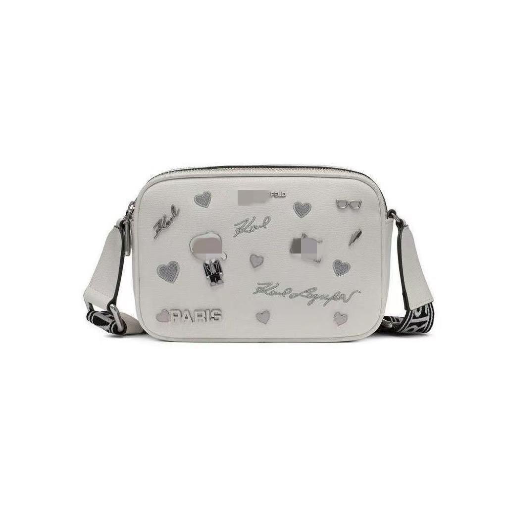 Fashionable PU Crossbody Camera Bag with Cute, Versatile Shoulder Strap 22x16x8 cm белый