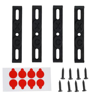 1 Set Frameless License Plate Mount Weather-Proof Frameless License Plate Frame Car Tag Frame For Front and Rear Car Tags