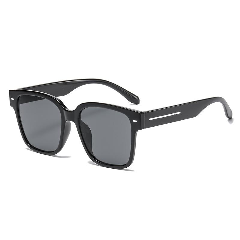 New sunglasses women's big frame round face thin Internet celebrity glasses square fashion trendy ultraviolet sunglasses men's OZ