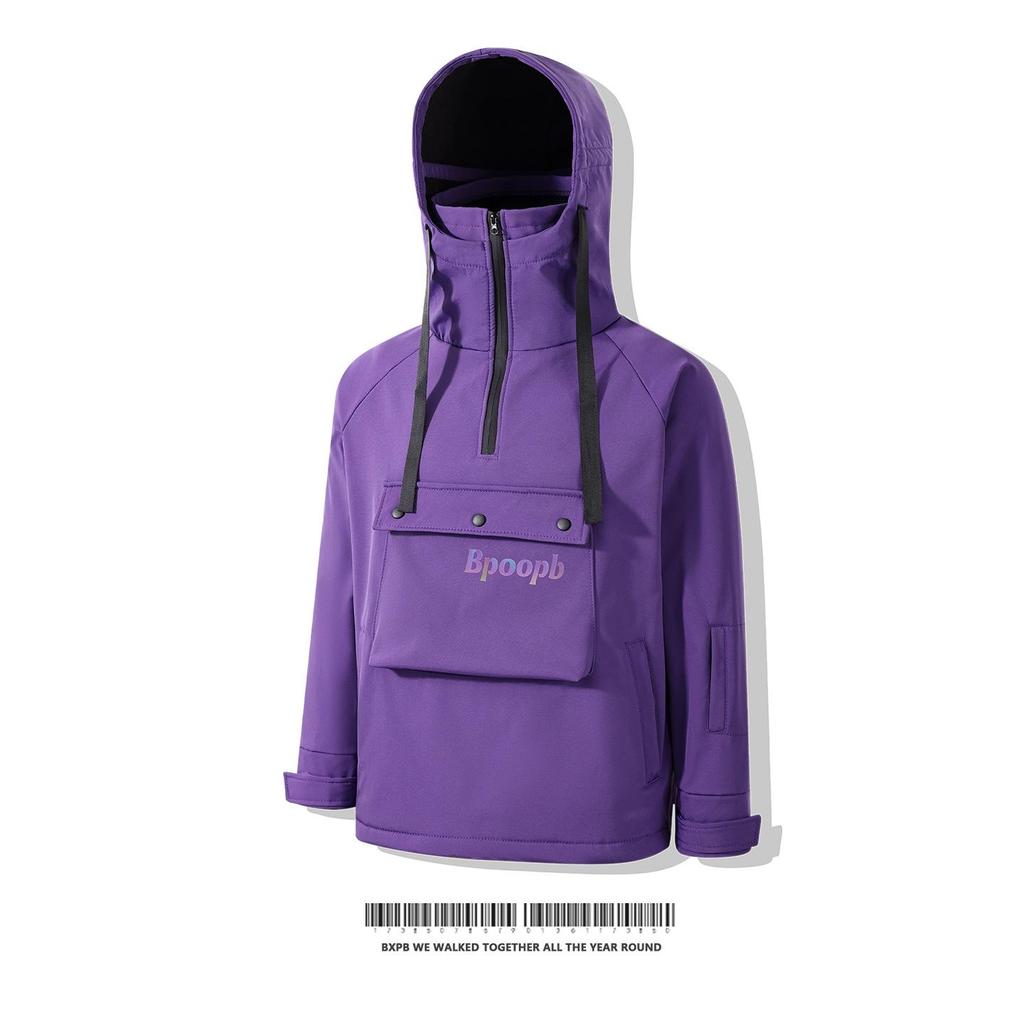 Unisex Windproof Waterproof Ski Suit – Warm, Loose-Fit, Plus Size Skiwear for Couples