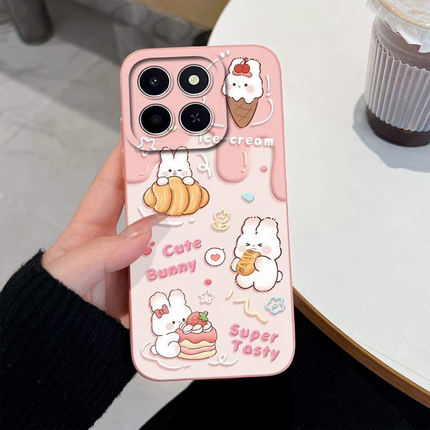 For Honor X6c X6d X5a X5c X6a X7a X8d X9d X8c X7 X8 X6 Phone Case Pretty Flowers Patterns Lightweight Soft Silicone Cover For Honor Protective Housing
