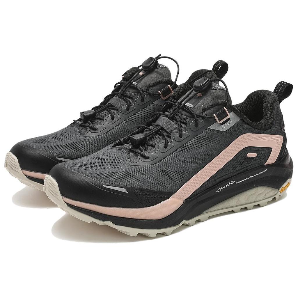 New FILA SPD LYNX 2 Anti Slip Wear Resistant Low Top Running Shoes Women's Shadow Gray/Black A12W411206FDA