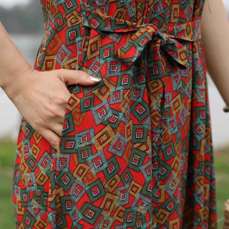 Women's Elegant Dresses Summer Vintage Clothes Casual Short Sleeve Summer Long Dresses