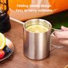 Camping Coffee Cup Portable Cooking Drinking Water Cup Outdoor Kitchen Equipment Travel Cookware Drink Cup Tourist Mug
