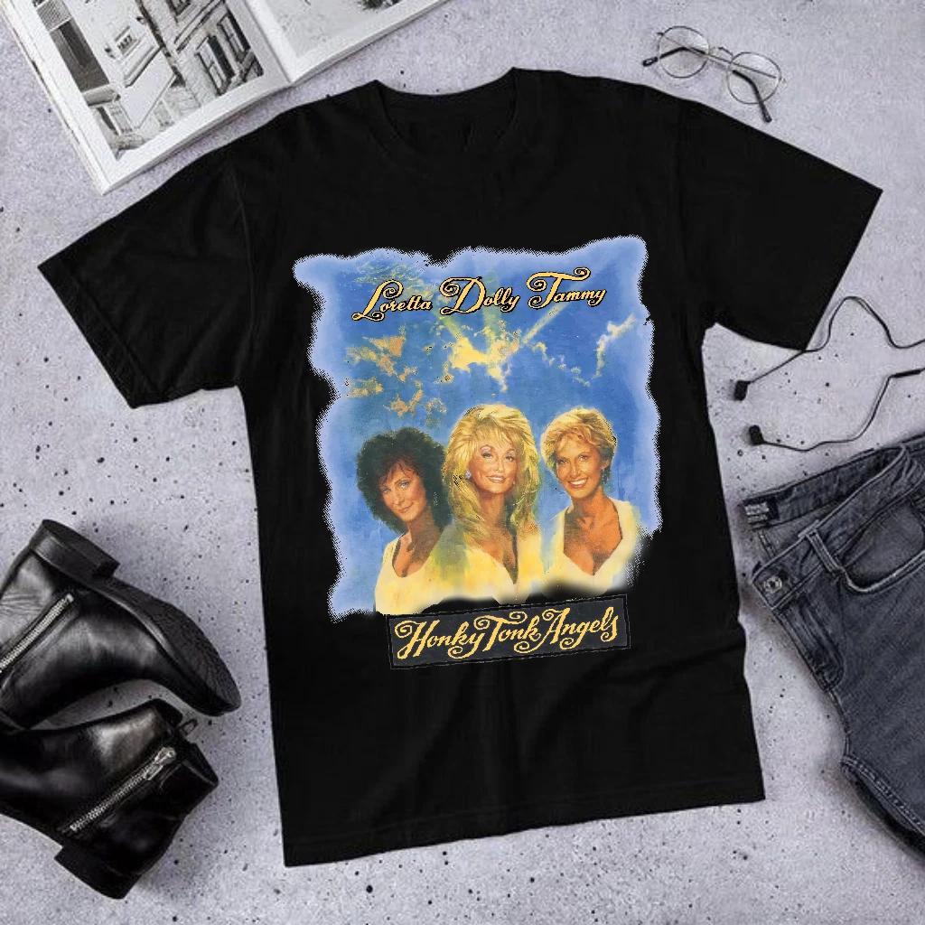 Loretta Lynn & Tammy Wynette Country Music T-Shirt, All Sizes S-5X | White XL
