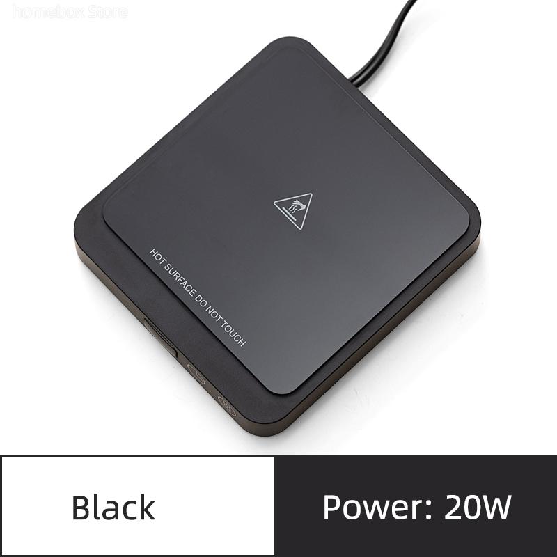 

20 Вт подогреватель для кружек кофе, подогреватель для чашек, электрическая плита с 5 скоростями, подогреватель для молока, чая, воды 220 В AU