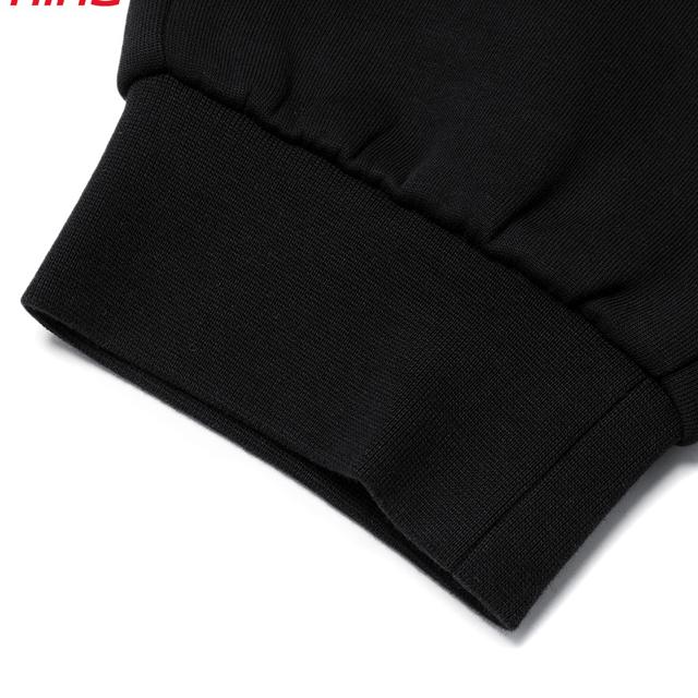 Li-Ning Cotton Comfortable Breathable Moisture-Wicking Elastic Knitted Training Pants Men bottoms ASKLV89-11