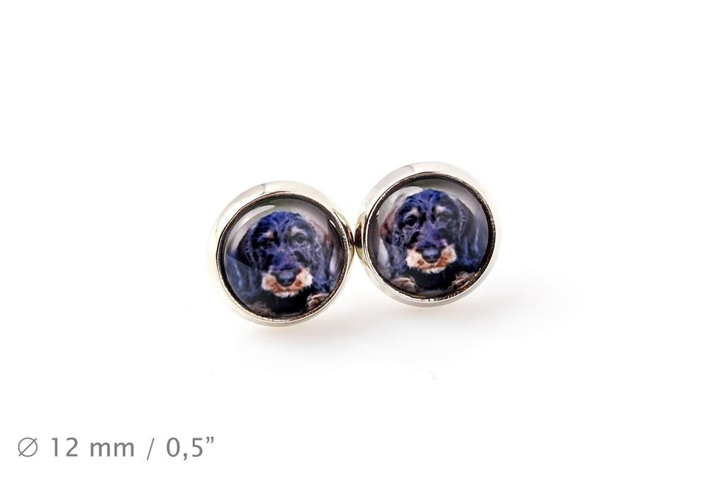 Dachshund Wire-haired, Wiener dog, Badger dog - earrings your photo handmade, own photo, jewelry from the Art.-Dog brand