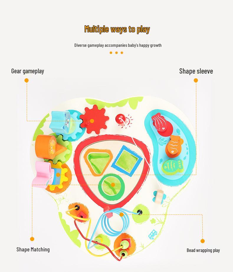 Funland Kids' Interactive Building Blocks Table Toy Gift