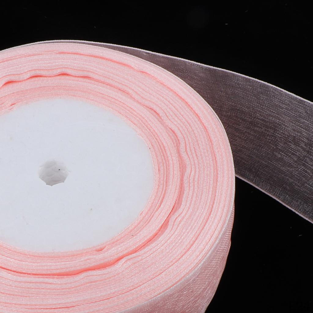 Ribbon Roll Spool Diy Gift Wrapping - 1.5 Inch 50Yards 21 Colors