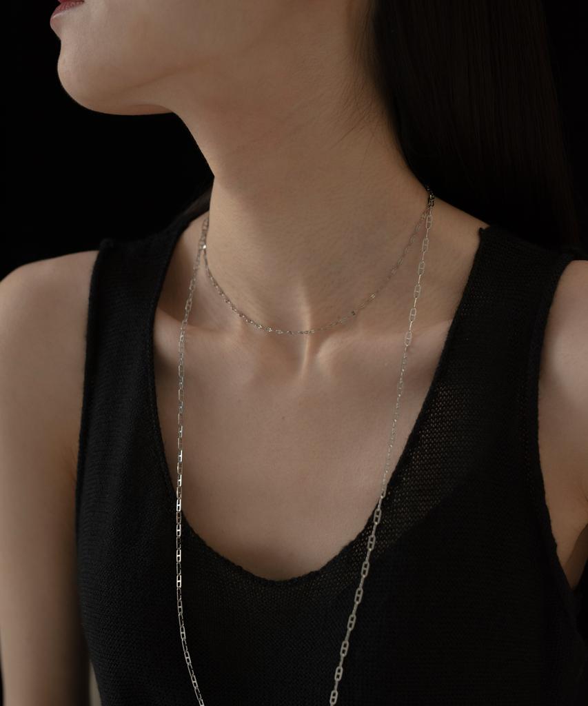 Novice Tokyo Petal Chain Necklace [Stainless] / Silver