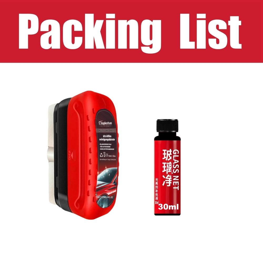 

Window Cleaner Car Oil Film Cleaning Brush Car Windshield Cleaner Rearview Mirror Glass Cleaning Brush Car Wash Sponge For Cars