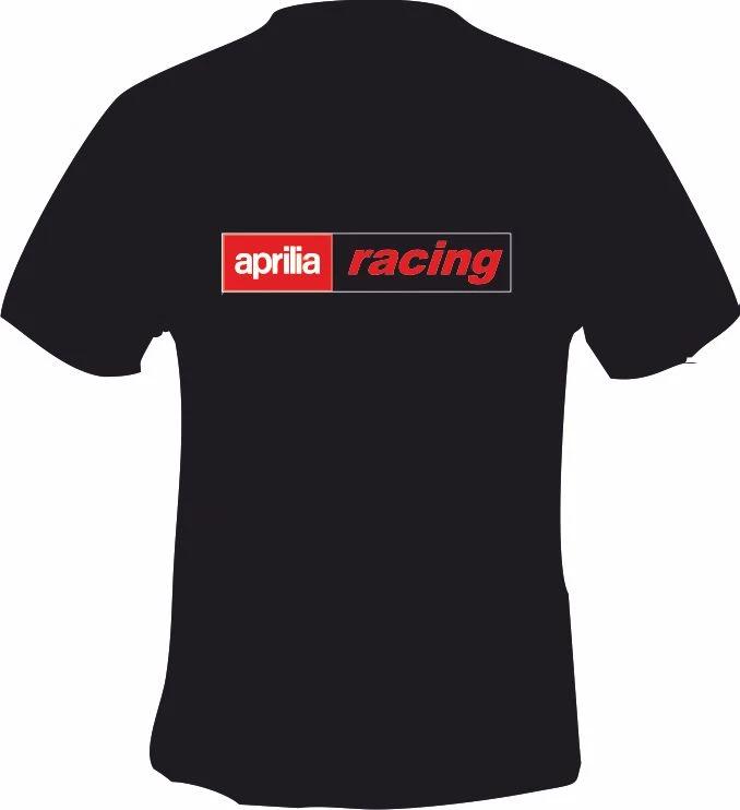 Мужские и женские футболки Aprilia Racing Style Футболка с принтом мотоцикла в 6 размерах M