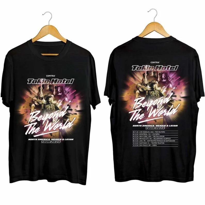 

26 Tokio Hotel - Beyond The World Tour 2024 Gift For Fan Unisex T-shirt TMB4468 Unisex T-Shirt XXXL