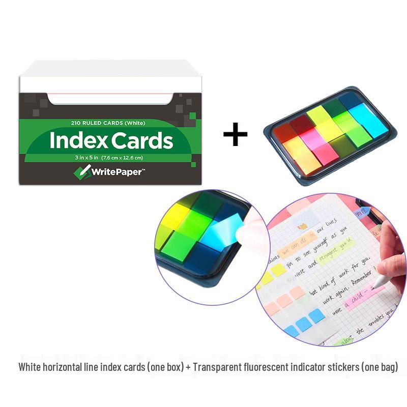Kaisa Index Cards: Internet Celebrity Sticky Notes for Word Memory & Exam Prep