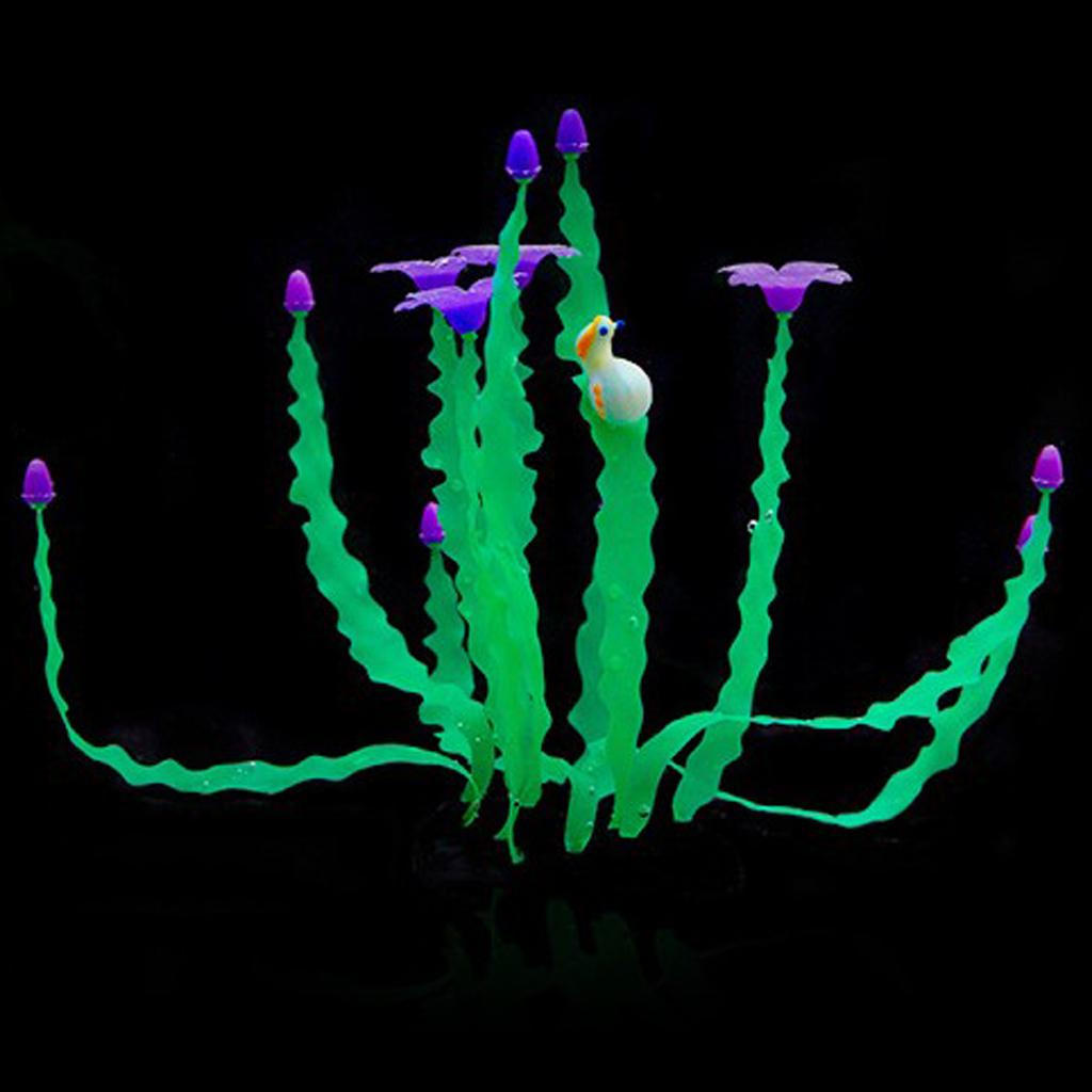Aquarium Plants Fish Tank Decorations Artificial Plastic
