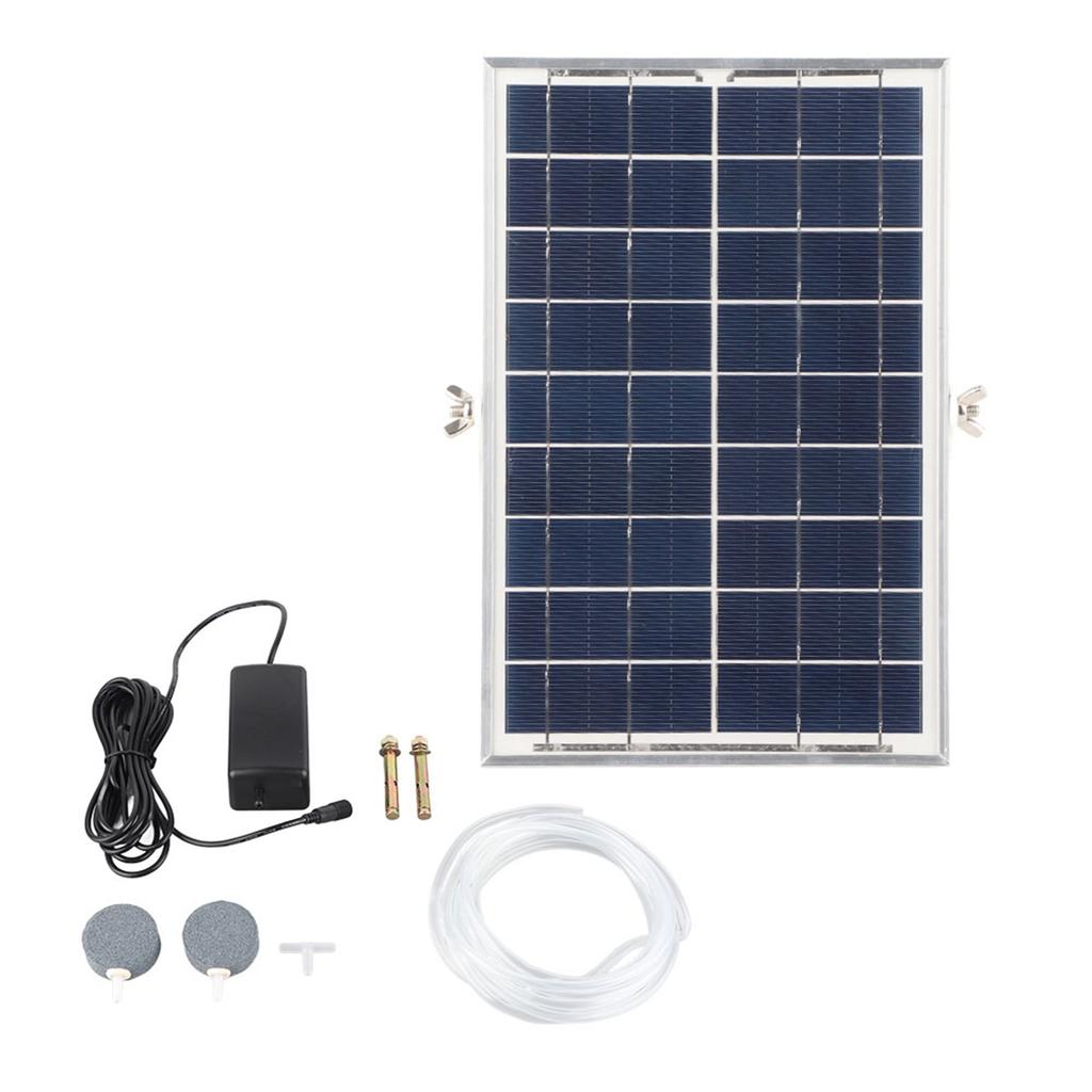 Solar Powered Oxygenator Fish Tank Aquarium Pond Water Oxygen Pump Air Pump BSV AP006