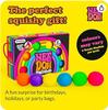 New Hot Selling Stress Relieving Toy Rainbow Color Stress Relieving Ball Pinch Music Gift Box Mini Sensory Squeezing Toy Set