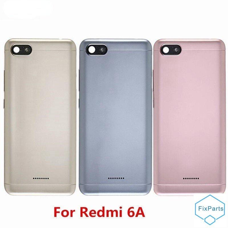 Battery Back Cover For Xiaomi Redmi 6A Rear Battery Cover Housing (support 1 sim card holder )