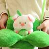 Cerdo de col Paquete de juguete Divertido Relleno Suave Peluche Dibujos Animados Anime Verdura Cerdo Muñeco Niños Almohada para Dormir Cojín Decoración