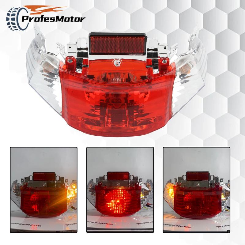 Motorcycle Tail Light Turn Signal Light Lamp for CHINESE TAOTAO SUNNY GY6 Engine 49cc 50cc Scooter Brake Light Modified Parts