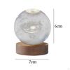 Night Light Crystal Ball Stand Decor Table Ornament for Birthday Gifts Accessories