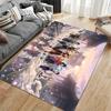 Anime Warriors with Swords Carpet suitable as a non-slip mat for the living room or bedroom sofa