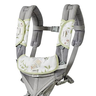 Trage-Speichelschutz aus Bambusfaser für Baby und Speichelgurt Saugendes Baby Neugeborenes Geschenk mit 3 Kaninchenbezug, Polster, Baumwolle, 6-lagige Gaze, Tragen, Tragetücher,