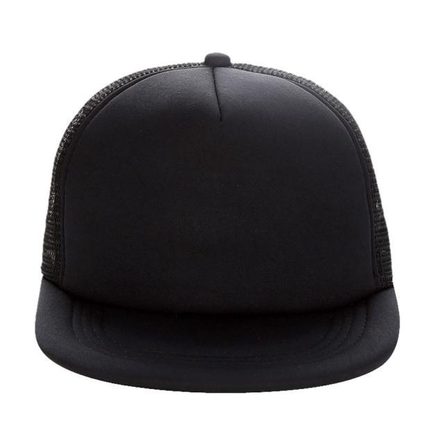 Unisex-Mesh-Baseballmütze, Blanko-Visierhut, verstellbar