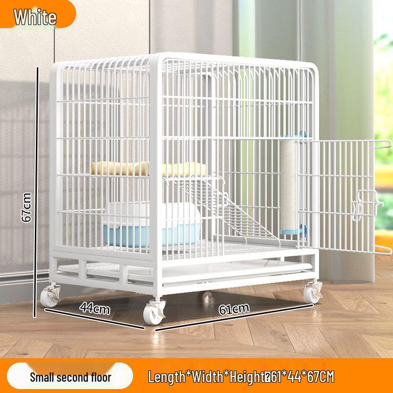 Compact Multi-Layer Indoor Cat Cage and Nest House