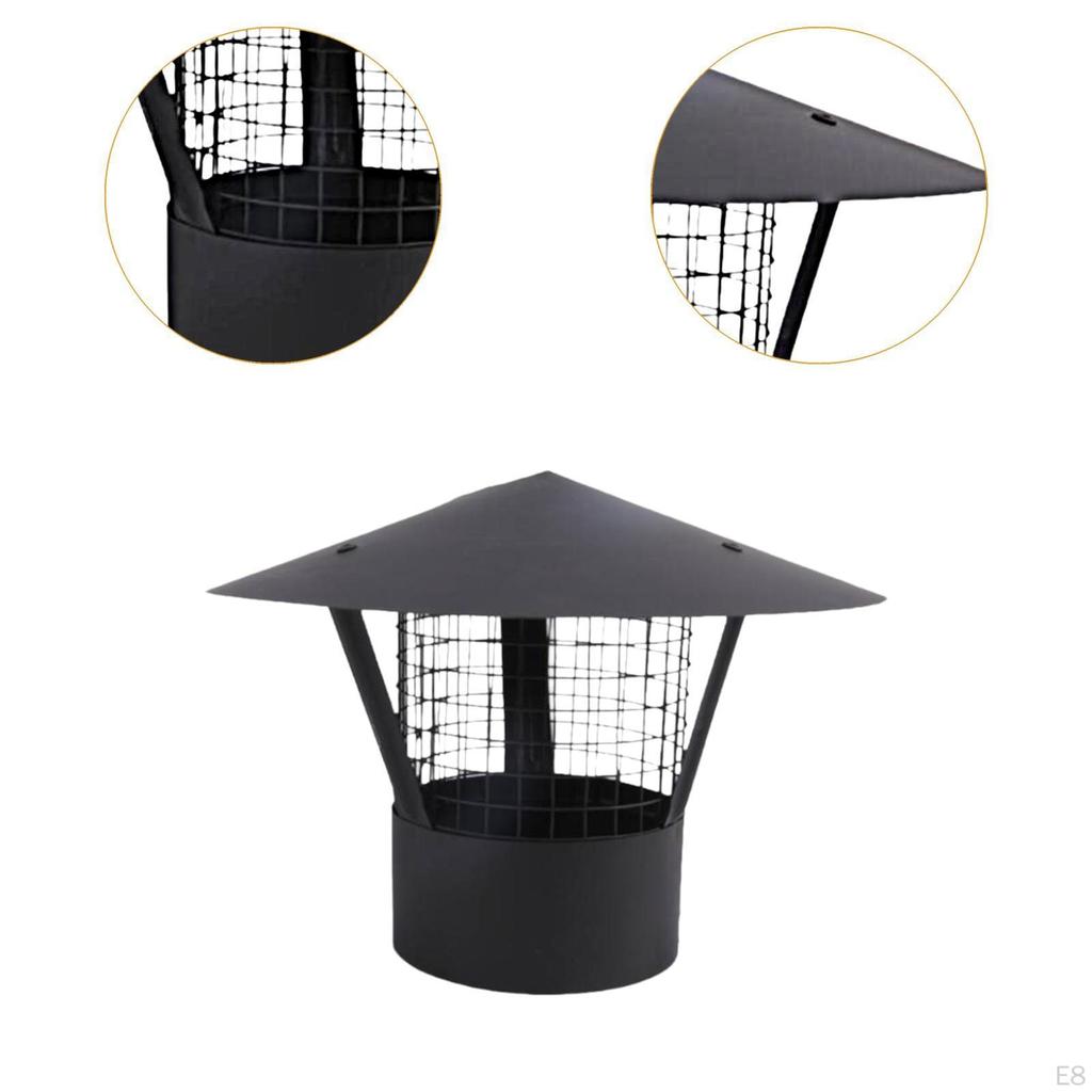 Capac pentru șemineu Capac pentru șemineu în exterior Ventilatie din oțel inoxidabil Acoperiș de evacuare a casei