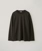 BLANKROOM Pencil Stripe Long Sleeve Tee_Shade Olive