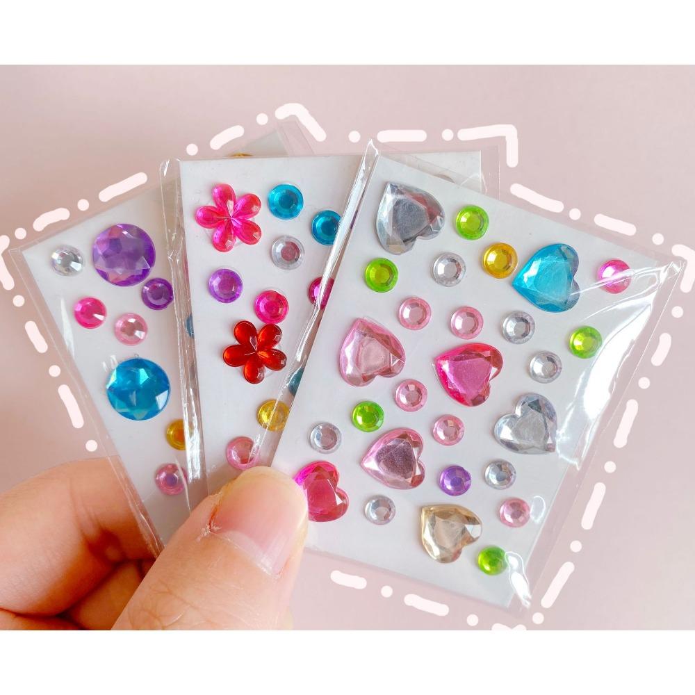 1 PCS Stickers, Acrylic Bracelet Series Children's Cartoon DIY Mobile Phone Diamond Stickers Three-dimensional Stickers Creative Stickers