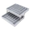 Drawer Foldable Organizer Tray Multifunctional Space Saving Multi Level Expandable Desk Organizer