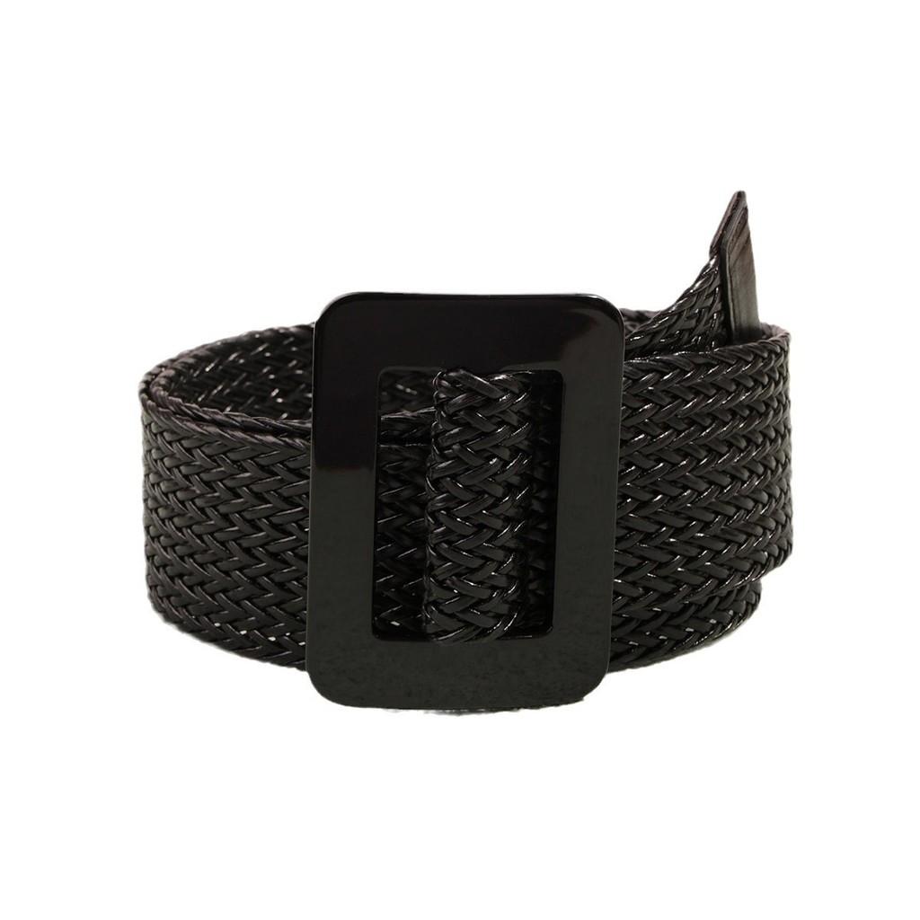 Handcrafted Woven Belt For Women With Resin Buckle Summer Fashion Accessory For Daily Wear