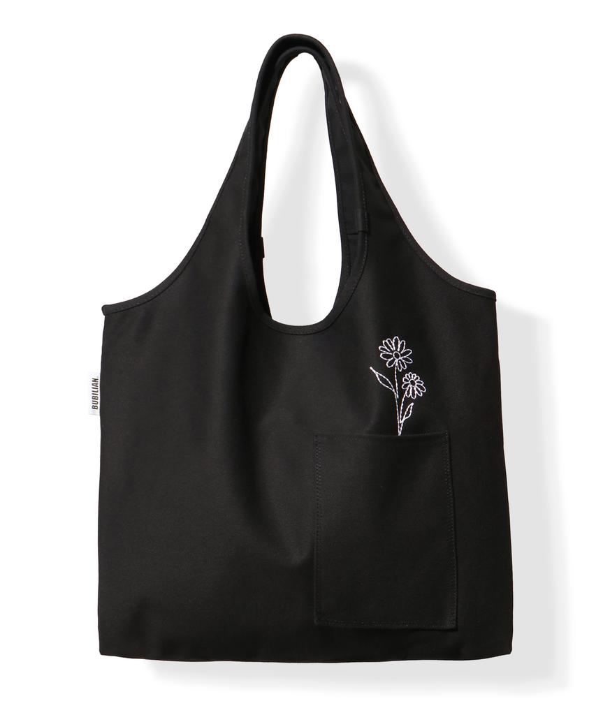 Bubilian Flora Shoulder Bag_Tote Black
