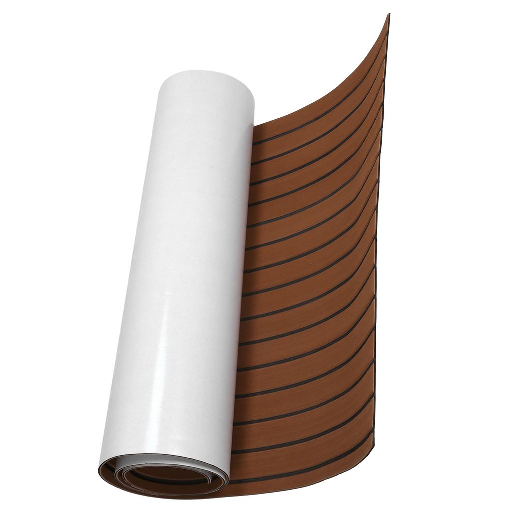 240x90cm V-  Yacht Mat Anti Slip Insulation Deck Sheet Pad for Board Floor Yacht(Dark Gray )