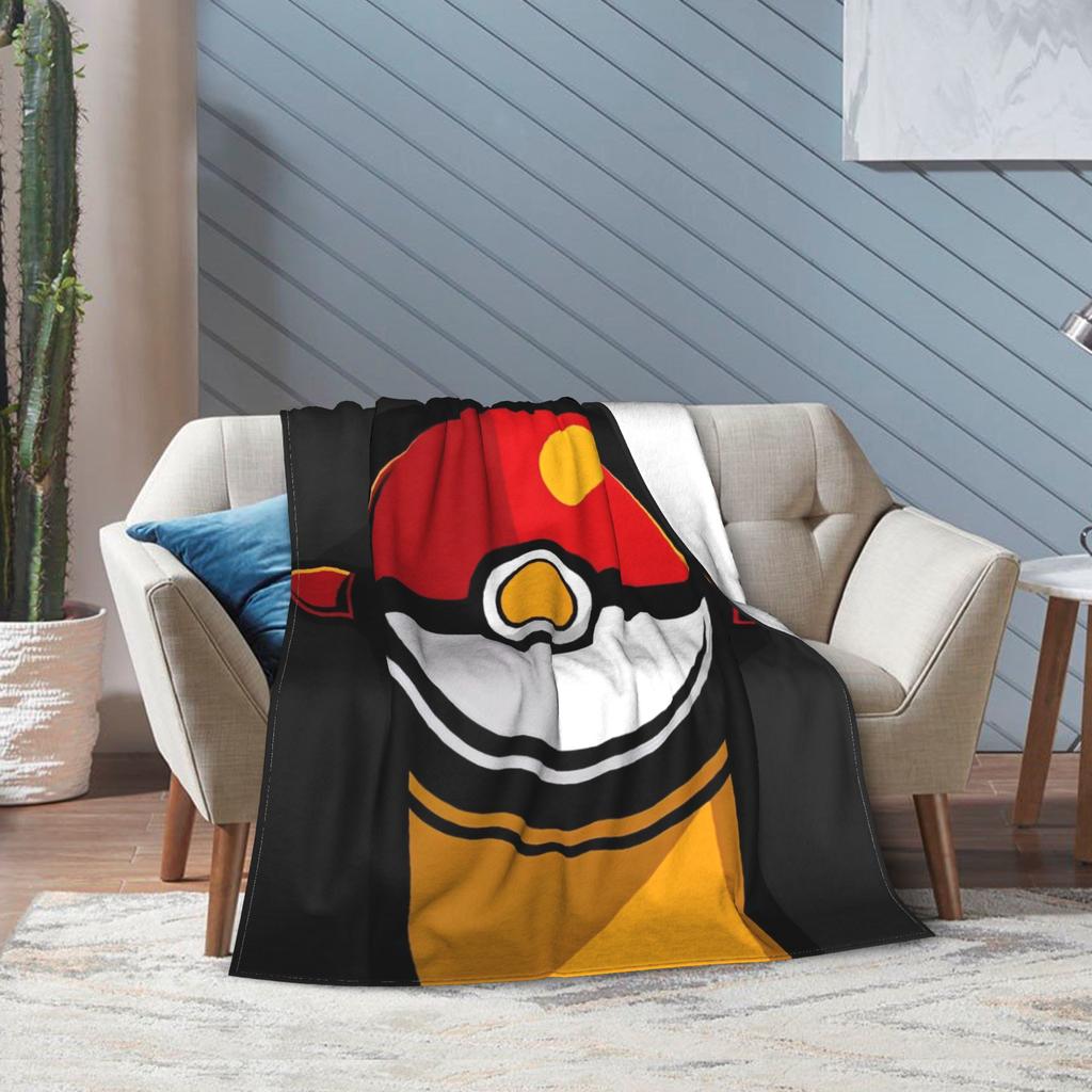 RIPSuper Soft Cartoon Pikachus Throw Blanket Premium Flannel Fleece Lightweight Bed Blanket Cozy Fluffy Bedspread All Season UseR-I-P
