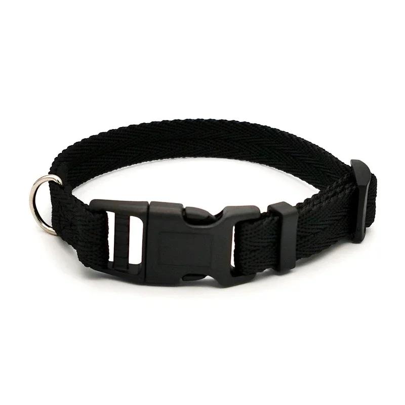 

Nylon Webbing Pet Collars Dog Durable Necklace Small Medium Dogs Adjustable Heavy Duty Comfortable Neck Band Puppy Accessories 1.0x25cm