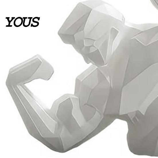 Muscle Man Figurine Muscular Bodybuilder Statue, Upper Body Male Figure, 3D Precision Molded Figure Printed Figurine, Gifts for Gym People,