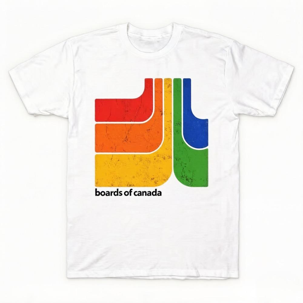 T-Shirt Graphique Vêtements Essentiels Homme Musique Électronique Boards of Canada Été Michael Sandison Marcus Eoin