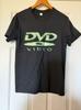 DVD Video graafiline T-särk Retro tänav Hip Hop Must Unisex T-särk