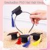 Graduation Season Hair Clip for Student Graduation Hat Hairband Party Supply