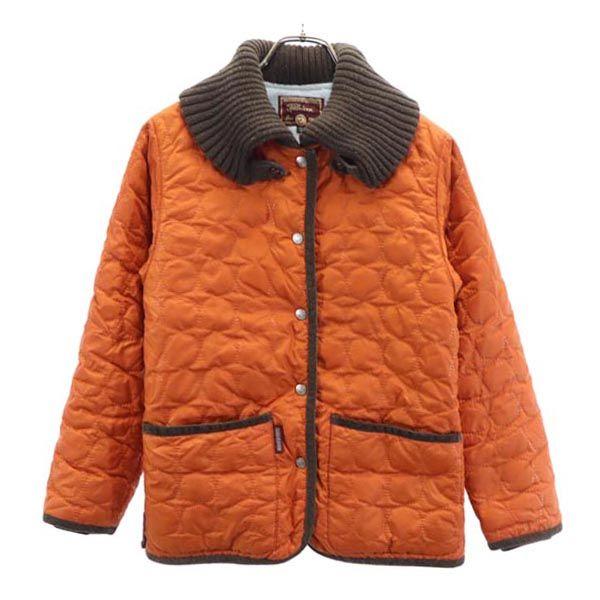 

Fjallraven Стеганая куртка цвета осла S Серия оранжевых Флис на спине Женская Б/у