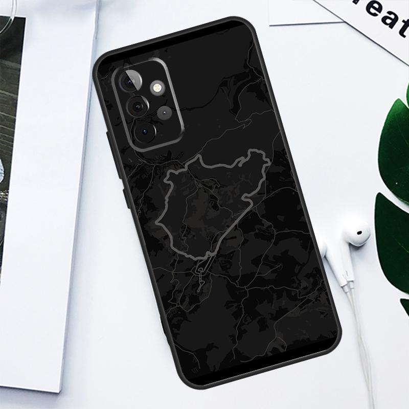 Motor Sport Nurburgring F1 Car Case For Samsung Galaxy A34 A54 A14 A13 A23 A33 A53 A12 A22 A32 A52 A51 A71 Phone Cover