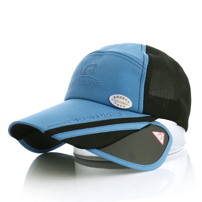 Dai Xiang cap summer thin female UV protection cap sun retractable UV mirror baseball cap outdoor couple