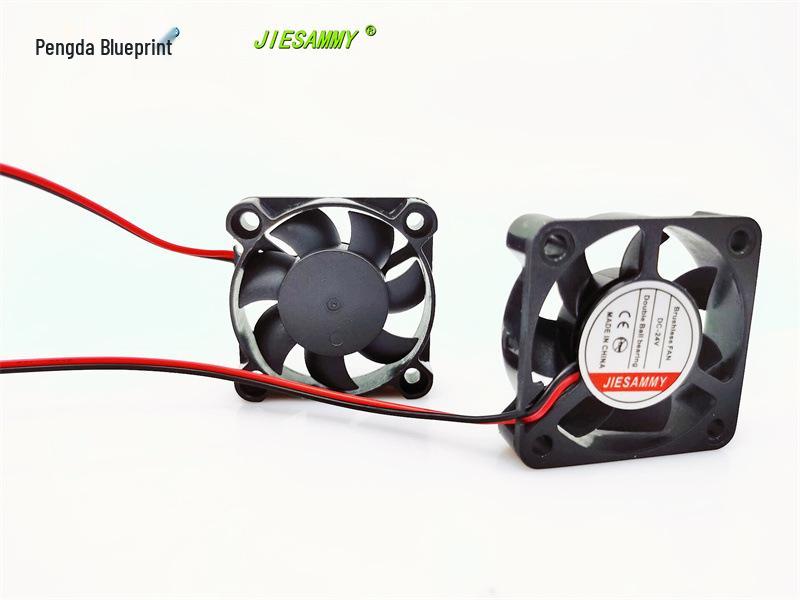 JIESMMY High-Speed 4010 Dual Ball Bearing Fan 24V/12V/5V 40x40x10MM