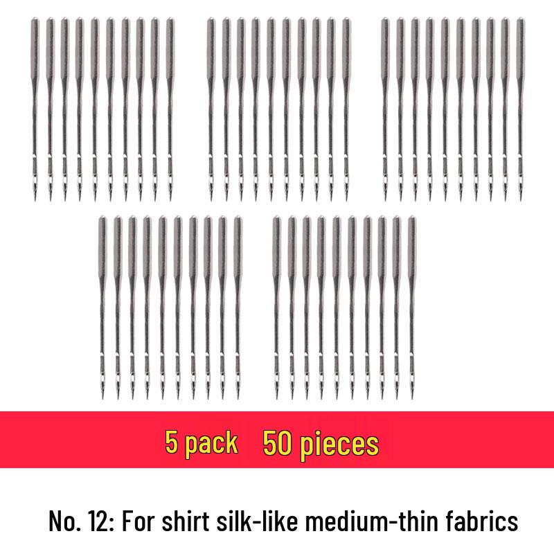 Traditional Sewing Machine Needles Set: Multi-model Accessories, Foot Pedal, Anti-Skip, Garment & Overlock Compatibility