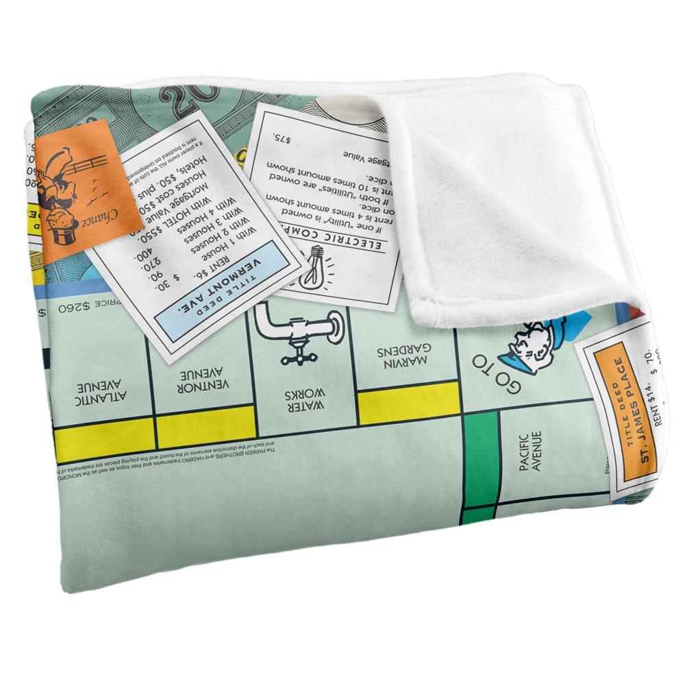 Monopoly Game Scene Blanket
